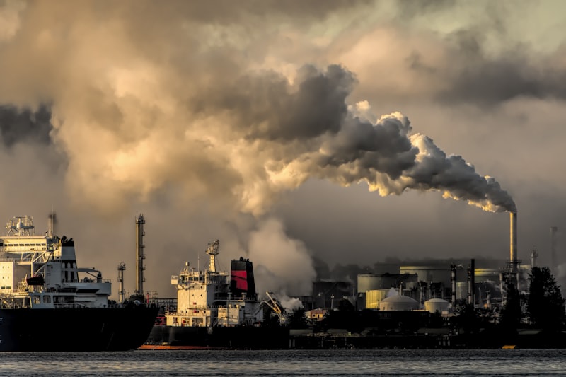Greenhouse gas concentration visual